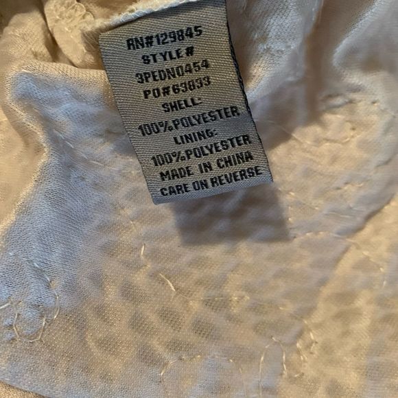 Bailey Blue Strapless Cream Gold Sequin Mermaid Maxi Dress. XL. Wedding. Prom. - Picture 11 of 12